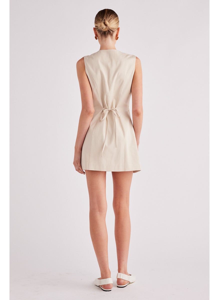SNDYS Button Detailed Emilie Dress  - Image 2