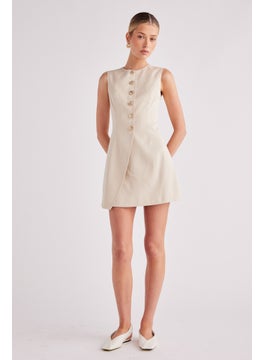 SNDYS Button Detailed Emilie Dress  - Image 1