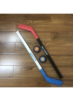 Generic Kindergarten Outdoor Toy Ice Hockey Stick Children's Hockey Stick Leisure Sports Toy Football Door Suit-Colour:Red 72cm Ice Hockey Red Blue  - Image 1