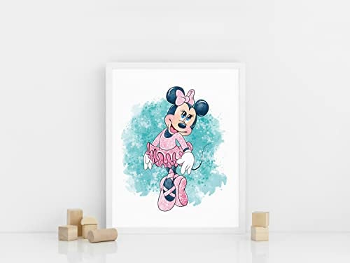 Nistio® Minnie Mouse Wall Prints, Minnie Mouse Wall Art for Girls, Minnie Mouse Wall Décor, Set of 9, 8x10 inches (Unframed) - Image 5