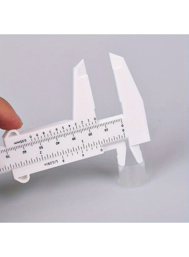 مس Vernier البلاستيكي الأبيض - أداة قياس دائمة غير كهربائية عالية الدقة - Image 5