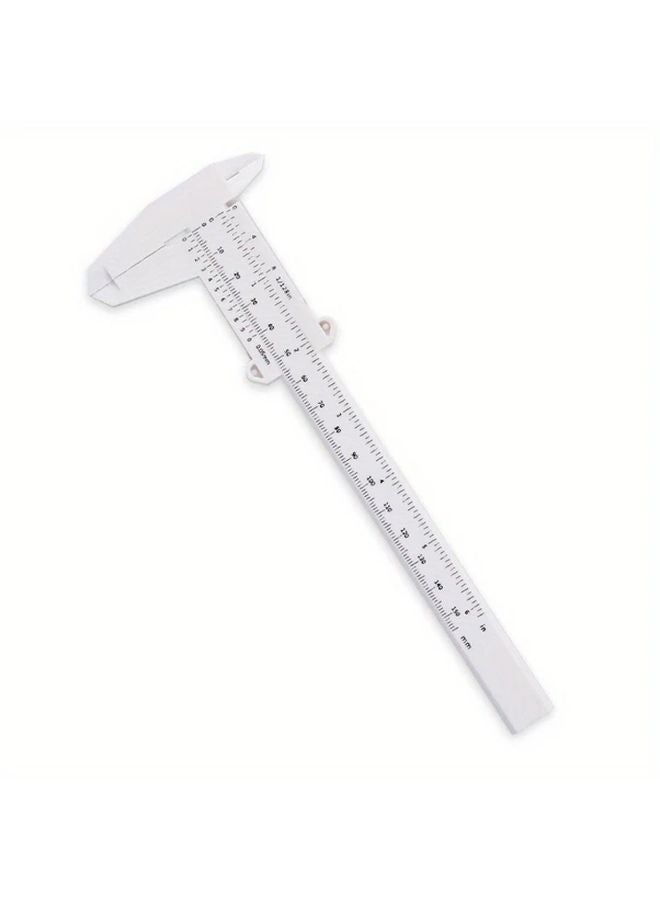 مس Vernier البلاستيكي الأبيض - أداة قياس دائمة غير كهربائية عالية الدقة - Image 2