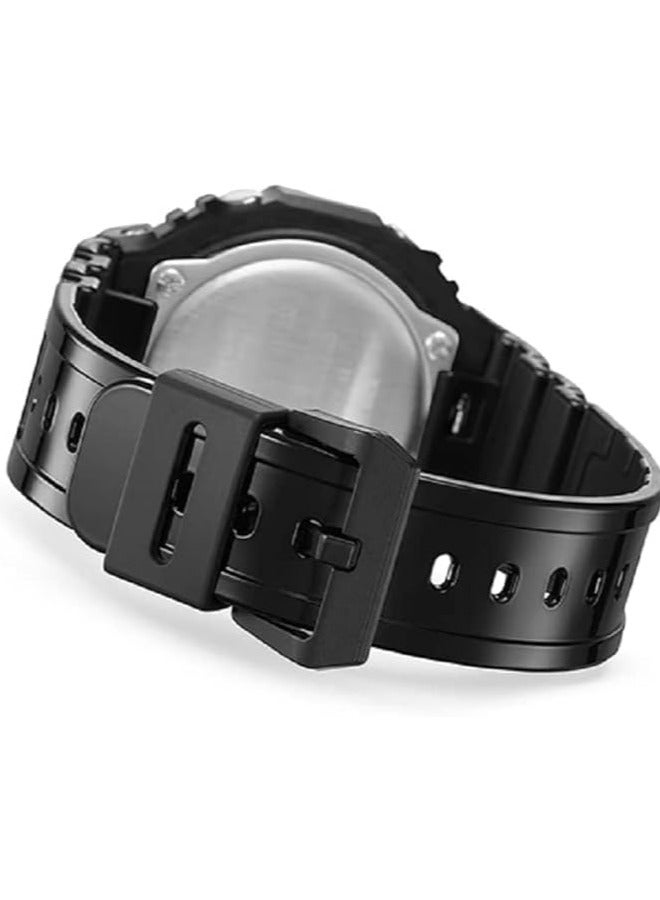 كاسيو ساعة كاسيو جي-شوك - GA-2100RGB-1ADR مينا سوداء، سوار أسود - Image 3