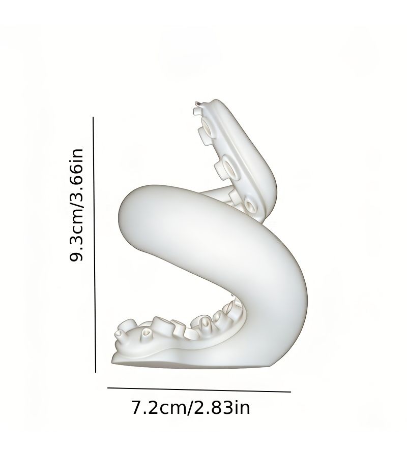 White Octopus Pen Holder Office Desk Storage Rack Ornament - Image 1