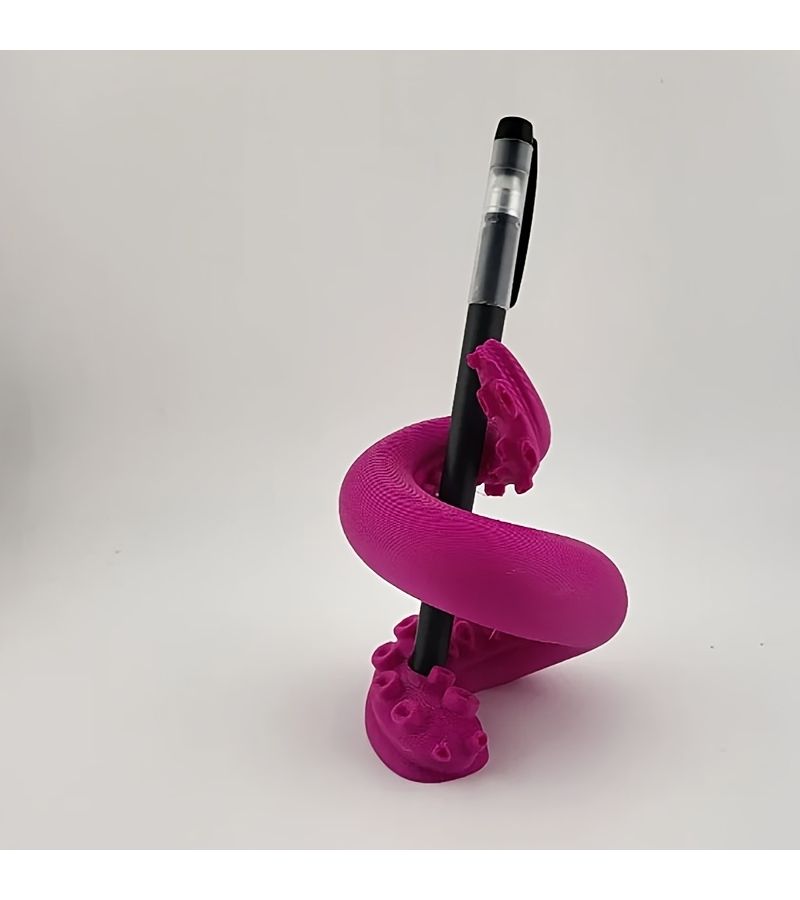 White Octopus Pen Holder Office Desk Storage Rack Ornament - Image 4