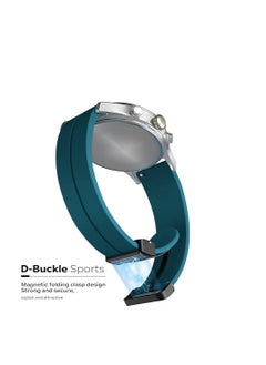 Watch Watch Pro 2 Watch Band, Soft Silicone Sport Replacement Strap, Magnetic Closure, Watch Straps for Men and Women - Turquoise  - Image 2