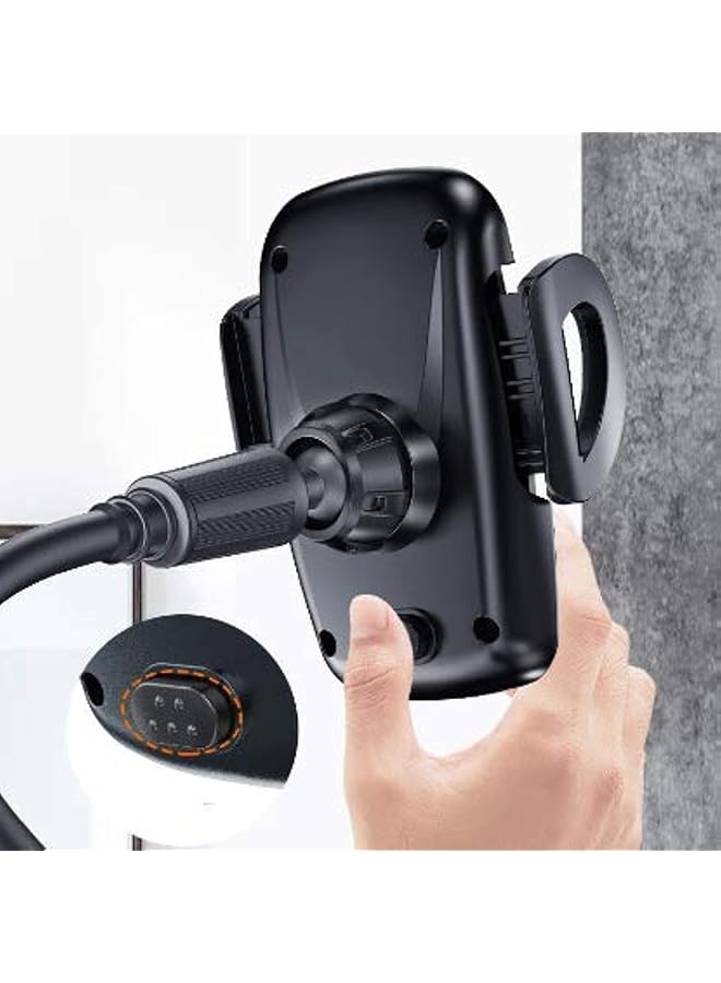 يسيدو حامل هاتف محمول على فتحة تهوية السيارة C112 (عرض: 50-90 مم، أسود) - Image 4