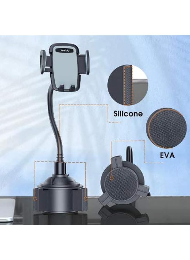 يسيدو حامل هاتف محمول على فتحة تهوية السيارة C112 (عرض: 50-90 مم، أسود) - Image 2