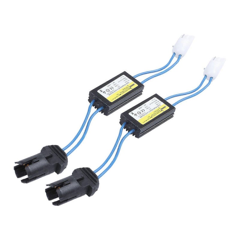 2 المقاومات لمسح التحذيرات محارب ضوء خطأ CANBUS T10-W5W أسود - Image 2