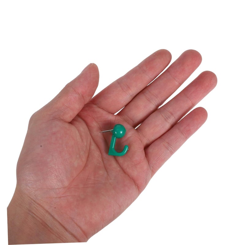 Assorted Color Push Pin Hooks Wall Hangers Without Nails No Damage Cork Board Tacks - Image 5
