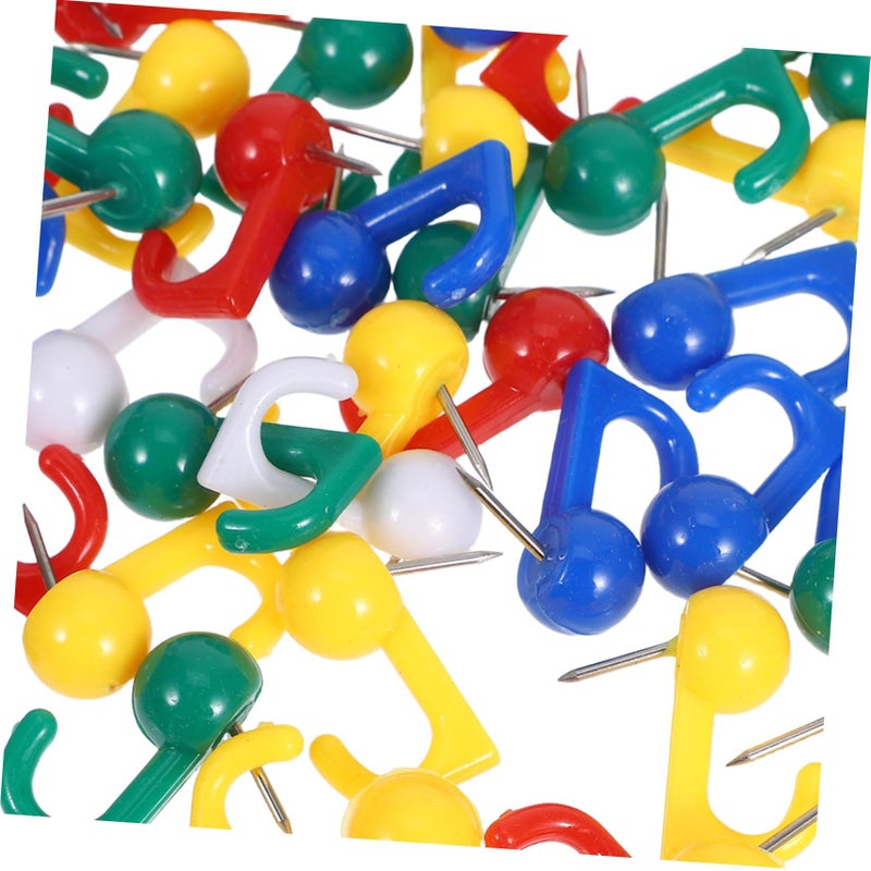 Assorted Color Push Pin Hooks Wall Hangers Without Nails No Damage Cork Board Tacks - Image 4