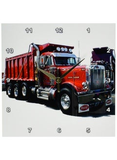 3DROSE Dump Truck Wall Clock 10 By 10Inch  - Image 2