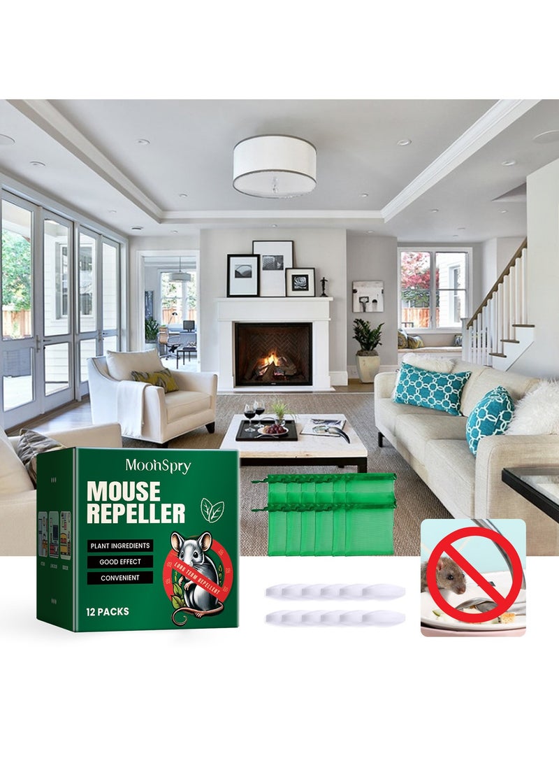 Generic Mouse Repellent Tablets for Car Engine, Home, and Interior Use * 12 Pieces + Mesh Bag * 12 Pieces  - Image 2