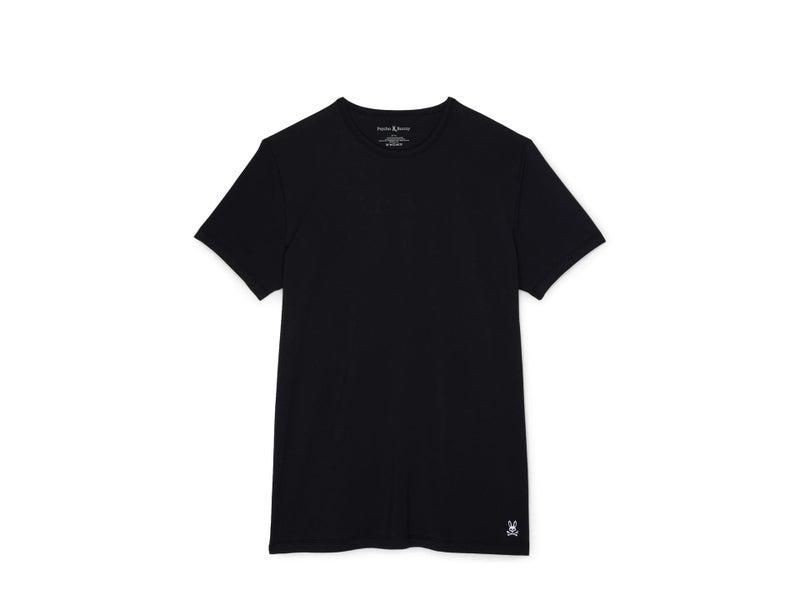 Psycho Bunny, Mens, 2-Pack Crew Neck Underwear Tee, Black, XL-One Size