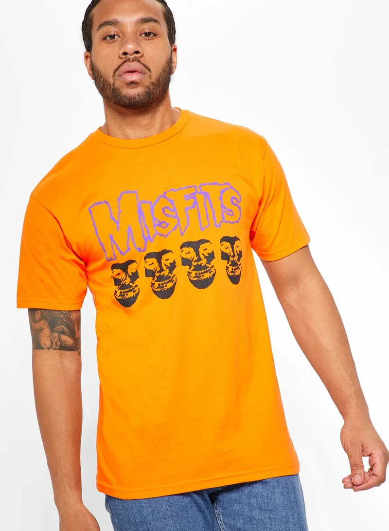 OBEY Misfits Fiend Skulls T-Shirt