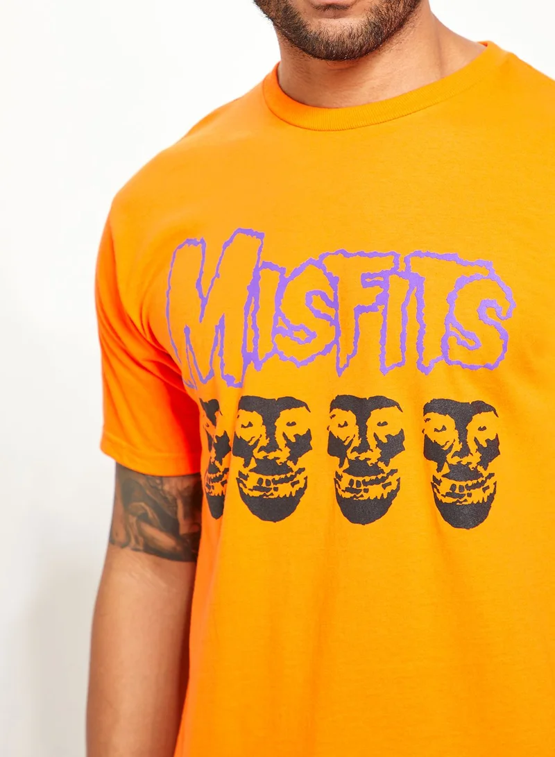 OBEY Misfits Fiend Skulls T-Shirt