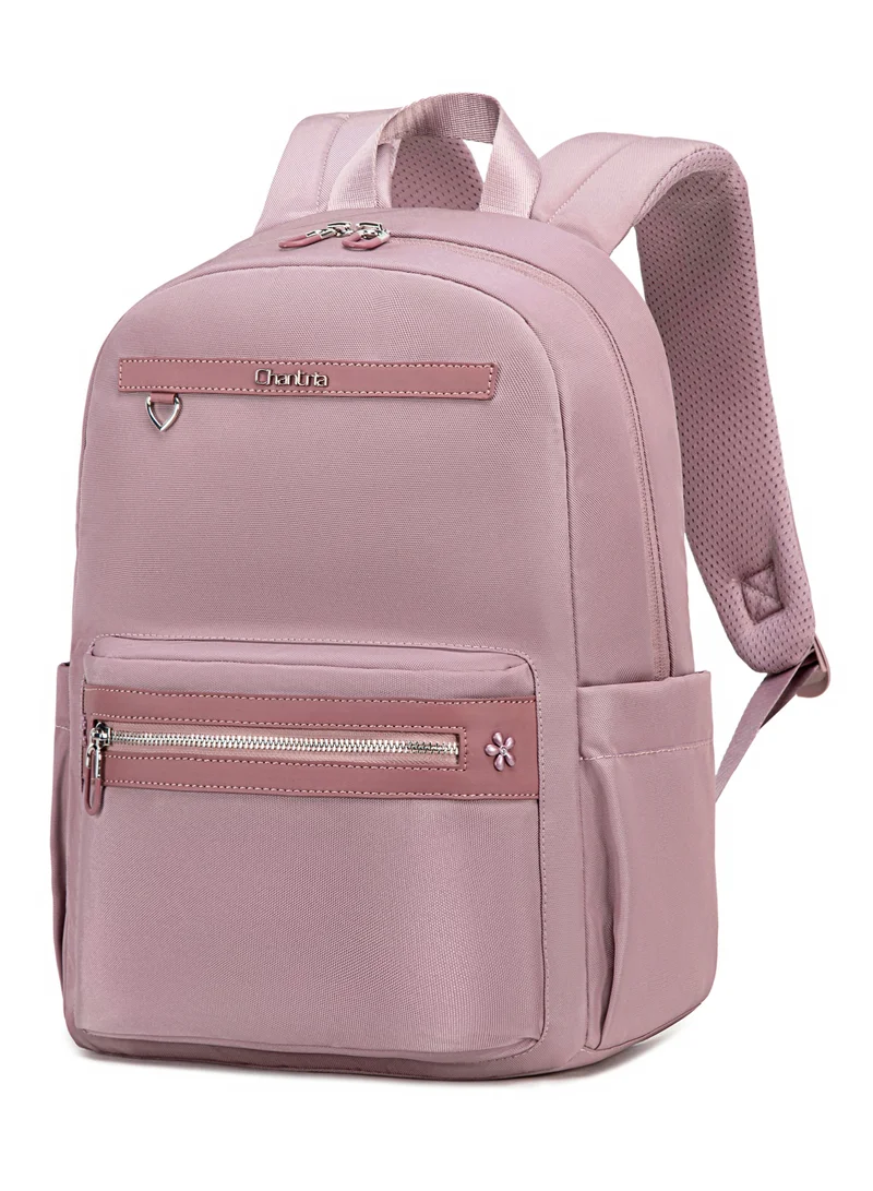 Durable Premium Laptop Backpack Water-Resistant Multifunctional Anti-Theft Daypack for Casual/Travel/School/College, CB00649-Pale Mauve