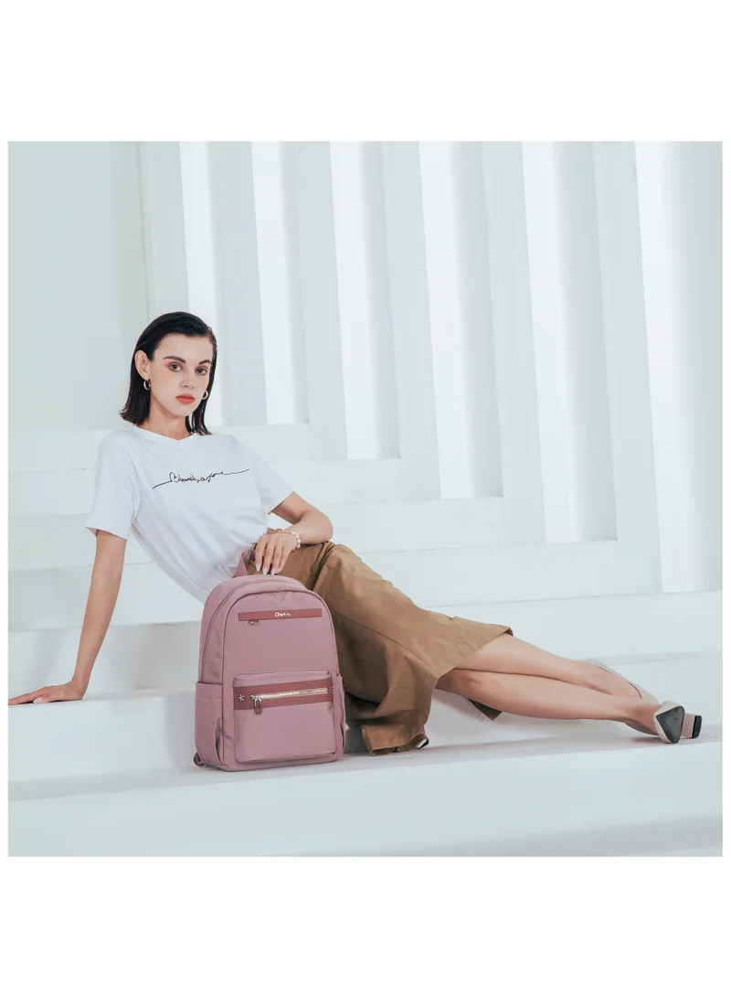 Chantria Pale Mauve Durable Premium Laptop Backpack Water-Resistant Multifunctional Anti-Theft Daypack for Casual/Travel/School/College, CB00649-Pale Mauve for Women | Best Price UAE