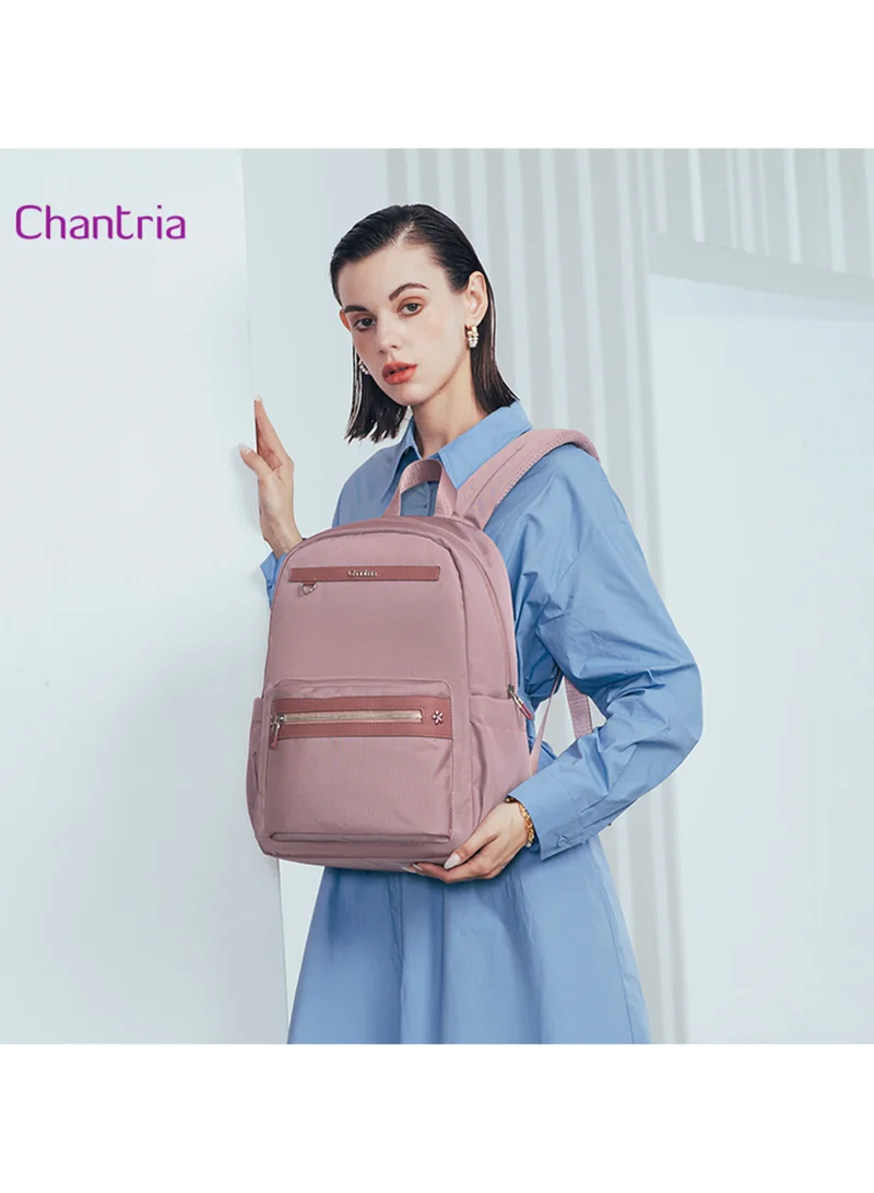 Chantria Pale Mauve Durable Premium Laptop Backpack Water-Resistant Multifunctional Anti-Theft Daypack for Casual/Travel/School/College, CB00649-Pale Mauve for Women | Best Price UAE
