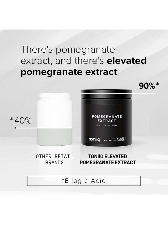 Toniiq مكمل الرمان بتركيز 42000 ملغ 35X قوة عالية جداً 90% حمض الإيلاجيك 2 شهر من الإمداد كبسولات مسحوق الرمان مستخلص الرمان المركز كبسولات نباتية - Image 5