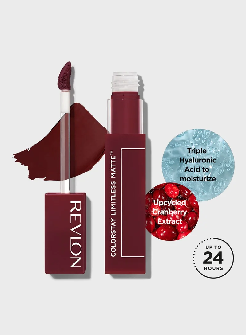 ريفلون Revlon Colorstay Limitless Matte Liquid Lipstick Hype Girl 015 Neutral