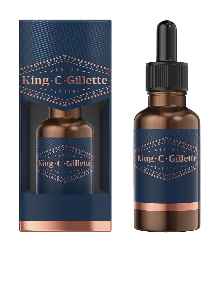 King C. Gillette King C Gillette Men's Beard Oil, Argan, 30ml