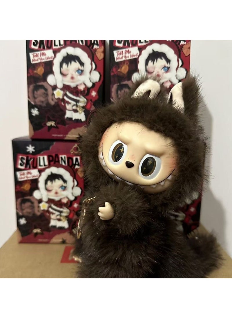 Little Leader Zimomo and Labubu Gift Pendant Plush Doll Toy  - Image 2
