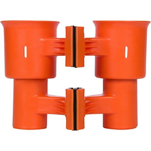 ROBOCUP, Orange, Updated Version, Best Cup Holder for Drinks, Fishing Rod/Pole, Boat, Beach Chair/Golf Cart/Wheelchair/Walker - Image 5