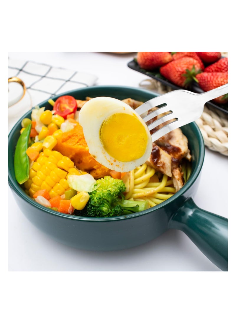 Bukela - Extendable Fork Spoon, Telescopic Fork and Spoon Set Stainless Steel, Long Retractable Fork, Expandable Fork Spoon Extends to 25.2 Inch, BBQ and Fruit Tableware - Image 1