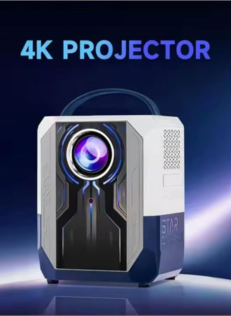 Umiio Q5 4k Tv system,Wifi 6, Smart Projector Compatible with Android, iOS,PC, Screen Projection-White  - Image 2