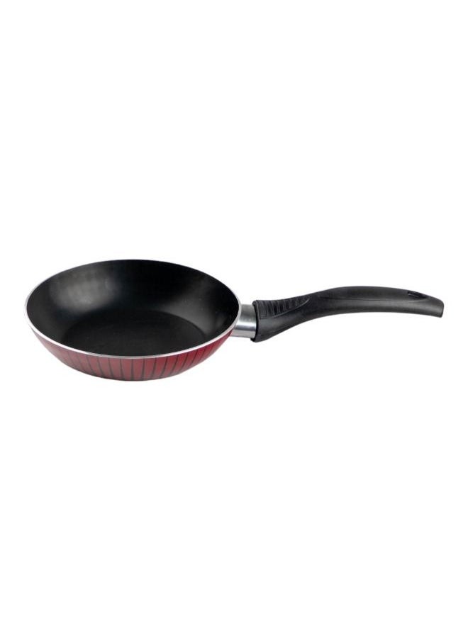 Bister - Stripy Classy Frying With Aluminium 2 Layered with Tefloan Coating,16 cm, Drak Red Color - Image 1