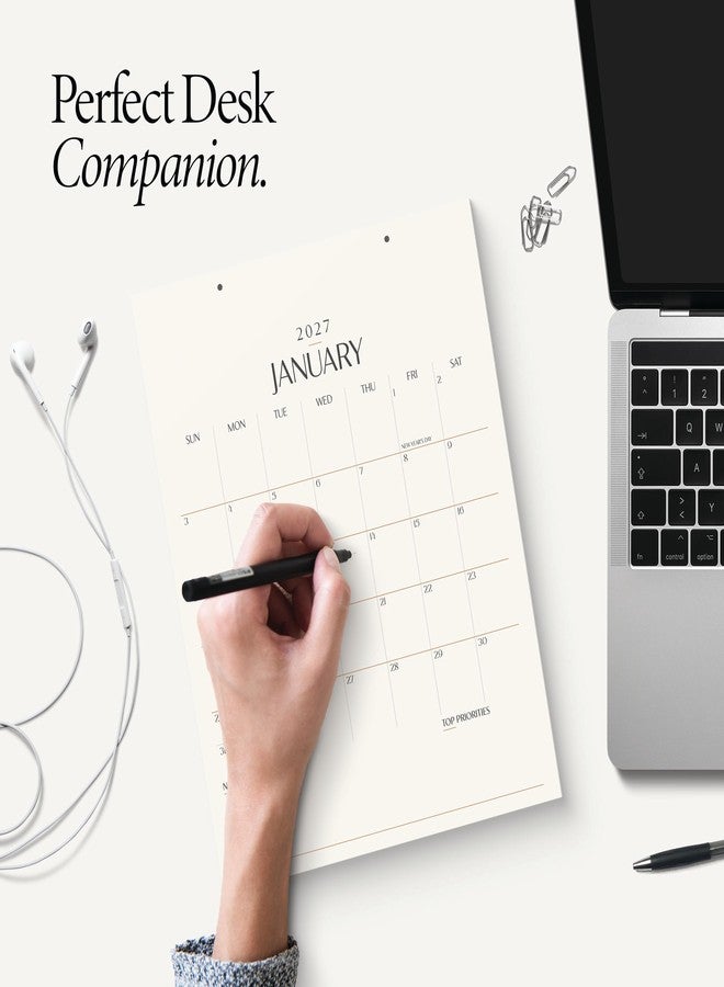 Karto Versatile Calendar 2026 - Vertical 8.5x11 inch From January 2026 to June 2027 - Easy Planning with the Aesthetic Monthly Calendar - Beige - Image 5