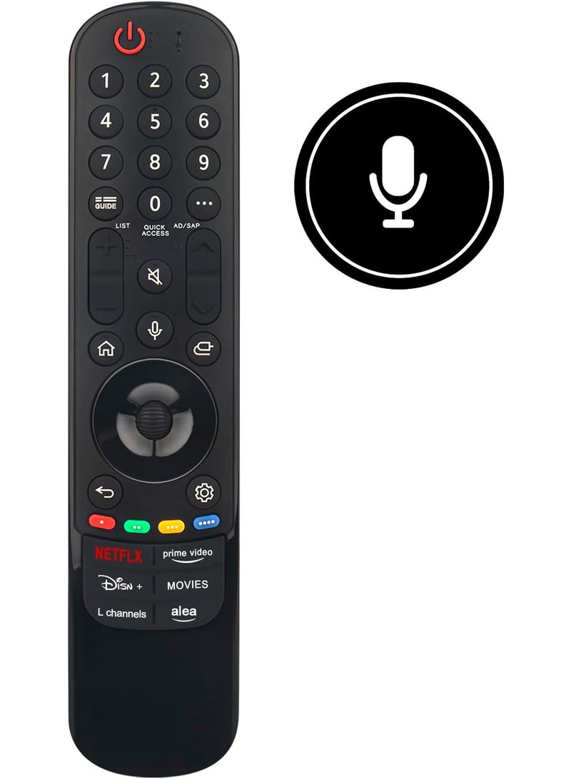 البيت البعيد جهاز تحكم صوتي بديل MR24GA مناسب لطرازات تلفزيونات MR22GN وMR22GA الذكية OLED QNED Nano - Image 3