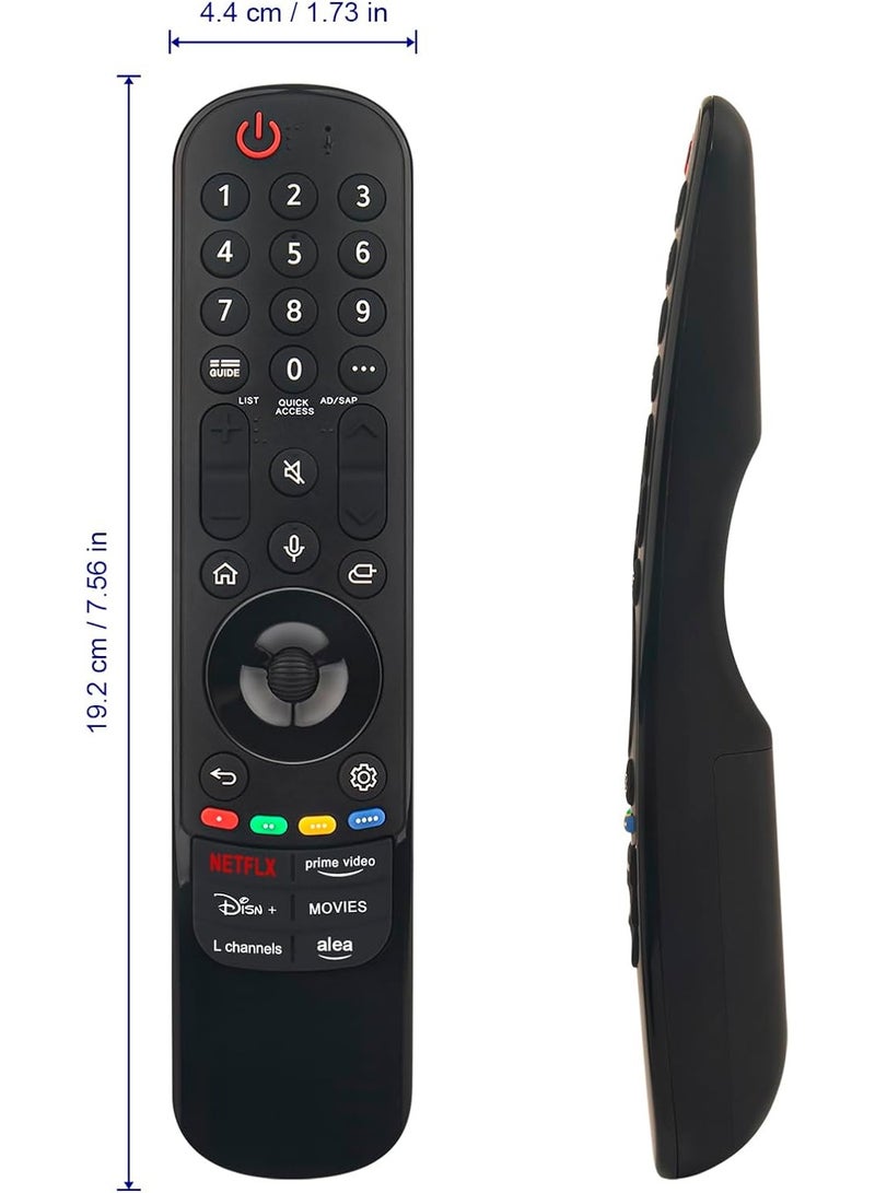 البيت البعيد جهاز تحكم صوتي بديل MR24GA مناسب لطرازات تلفزيونات MR22GN وMR22GA الذكية OLED QNED Nano - Image 5