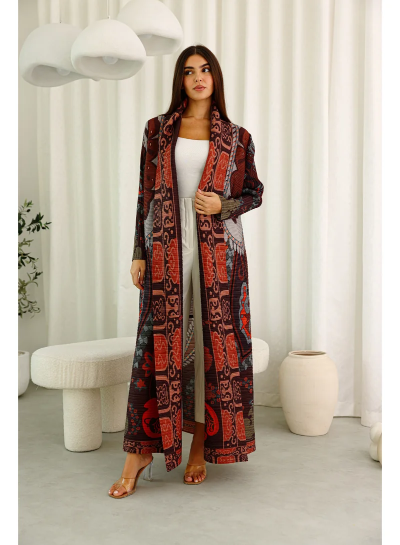 Kimono Style Open Colorful Modern Freesize Abaya