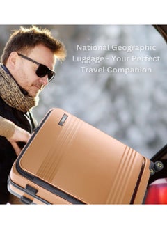 National Geographic Lodge Travel Suitcase Set, 100% PC Durable Lightweight Hard Shell Expandable Luggage, 4 Double Wheel, TSA Lock 3pcs Trolley Bag Copper (20+24+28 Inch). - pzsku/ZA39E82C724BC20739878Z/45/_/1739526895/7c55eed1-e7c1-4073-95c6-e91552d05ea8