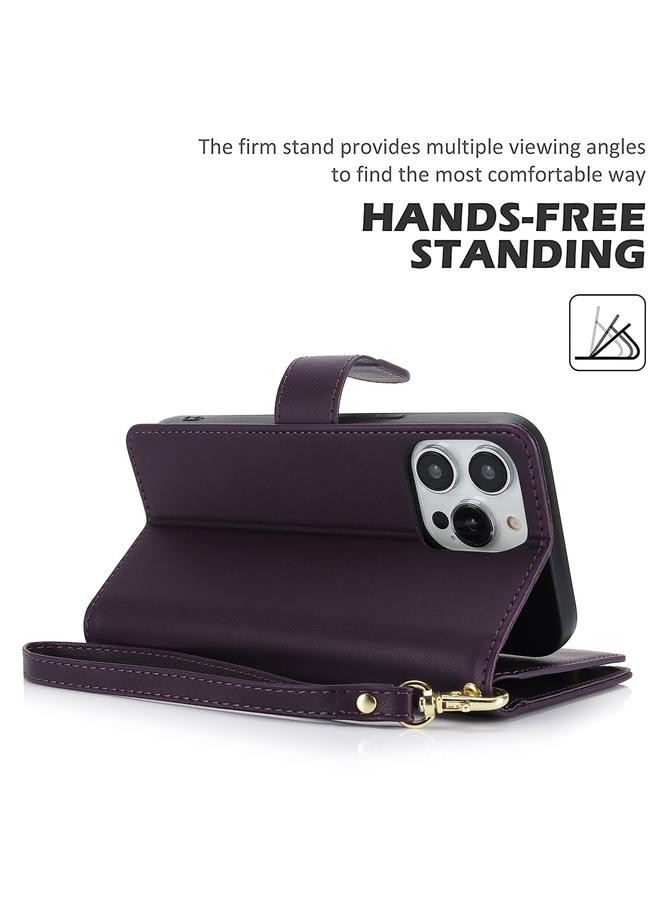 Zaboon Case For iPhone 13 Multi-Card Wallet RFID Leather Phone Case - Image 3