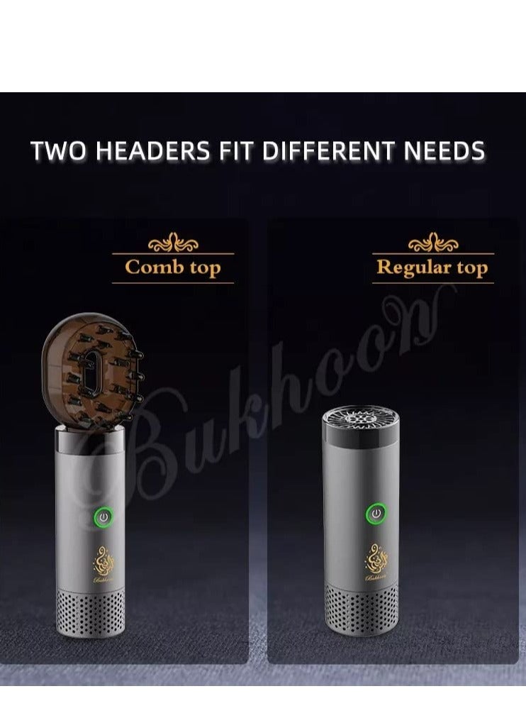 Newest B20 2 In 1 Hair Incense Bukhoor Burner Electronic Bukhoor Burner ArabNewest B20 2 In 1 Hair Incense Bukhoor Burner Electronic Bukhoor Burner Arabic Incense Arabic Mubkhar Wooden Incense burner - Image 3