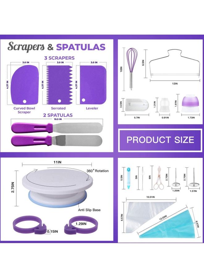 137-Piece Cake Decorating Set Multicolour - Image 3