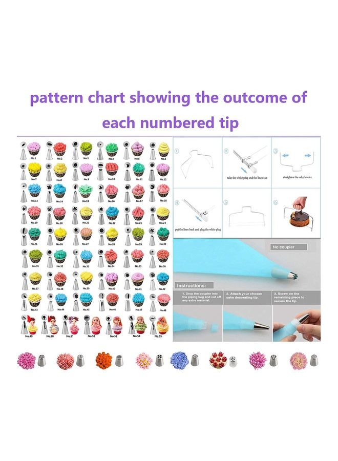 137-Piece Cake Decorating Set Multicolour - Image 5