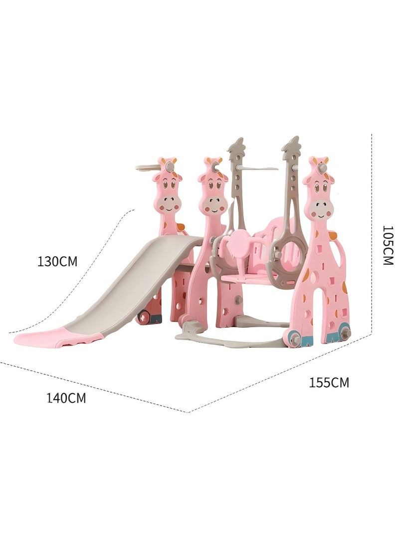 Toddler Slide for Kids Age 2 3 4 5 6 7 8 9，Baby Slide and Swing for Kids Outdoor Indoor 3-10 Year Old，Home Toy Game for Boys and Girls(A3)  - Image 3