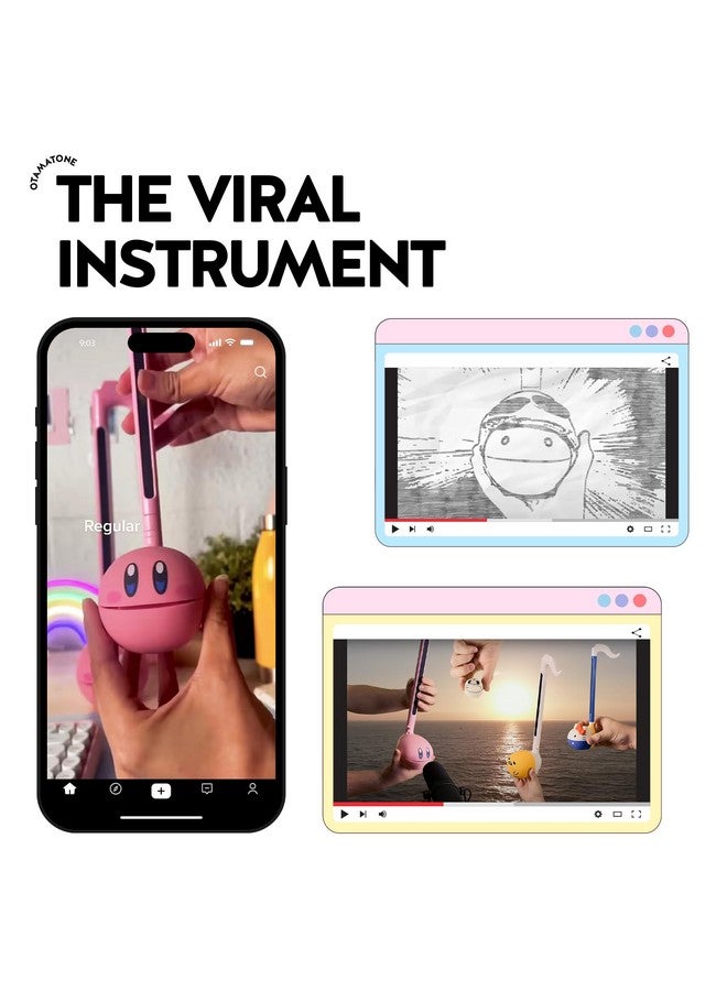 Otamatone أوتاماتون آلة موسيقية إلكترونية يابانية محمولة من استوديو مايو دينكي، فائزة بجوائز، هدية تعليمية ممتعة للأطفال والمراهقين والبالغين - أسود - Image 5