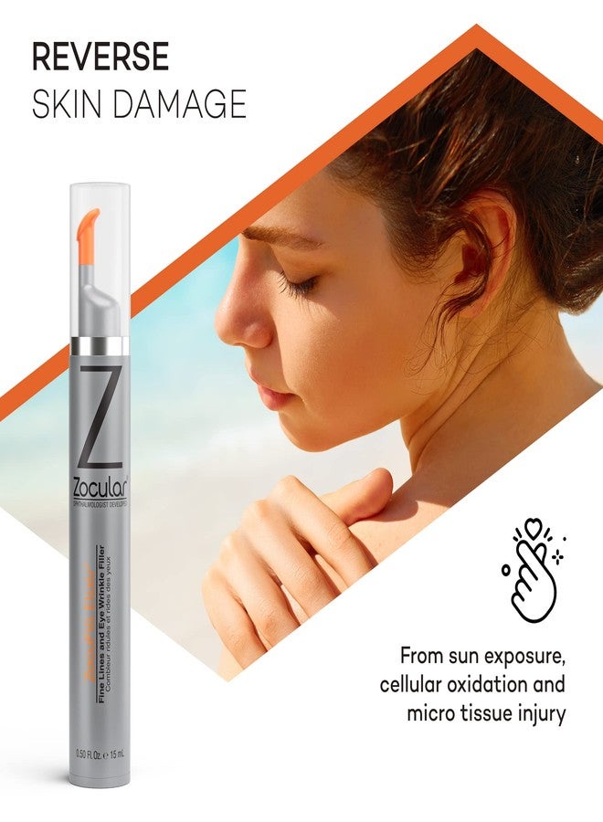 Zocular Zocufill Elixir Eye Gel and Face Serum - Eye Bags Treatment for Women and Men - Reduce the Appearance of Dark Circles, Puffy Eyes, Fine Lines and Wrinkles - Image 2