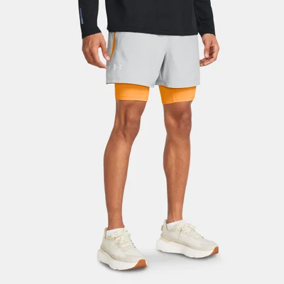 UNDER ARMOUR Men's Launch 2-in-1 Running Shorts