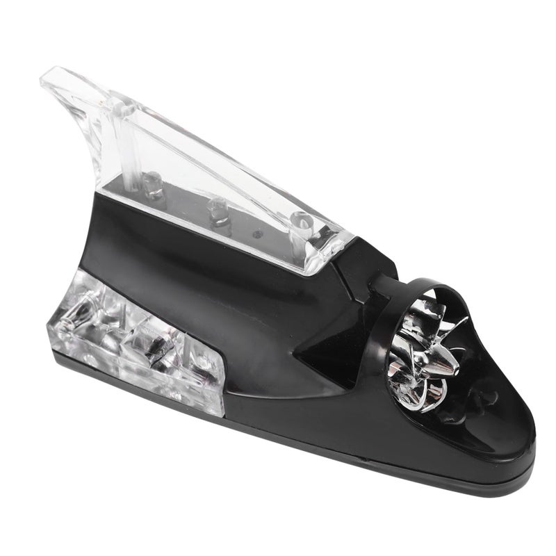 Universal Shark Fin Antenna LED Light Roof Car Decoration Easy Installation - Image 2