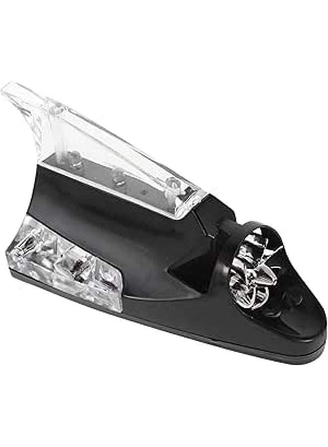 Universal Shark Fin Antenna LED Light Roof Car Decoration Easy Installation - Image 1