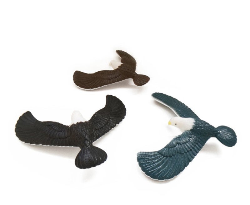 Balancing Bird Toy: 17*13Cm Gray-blue Child-friendly Material - Stress Relief Compact Creative Science Toy for Kids Aged 7-10, Home Play And Travel - Image 2