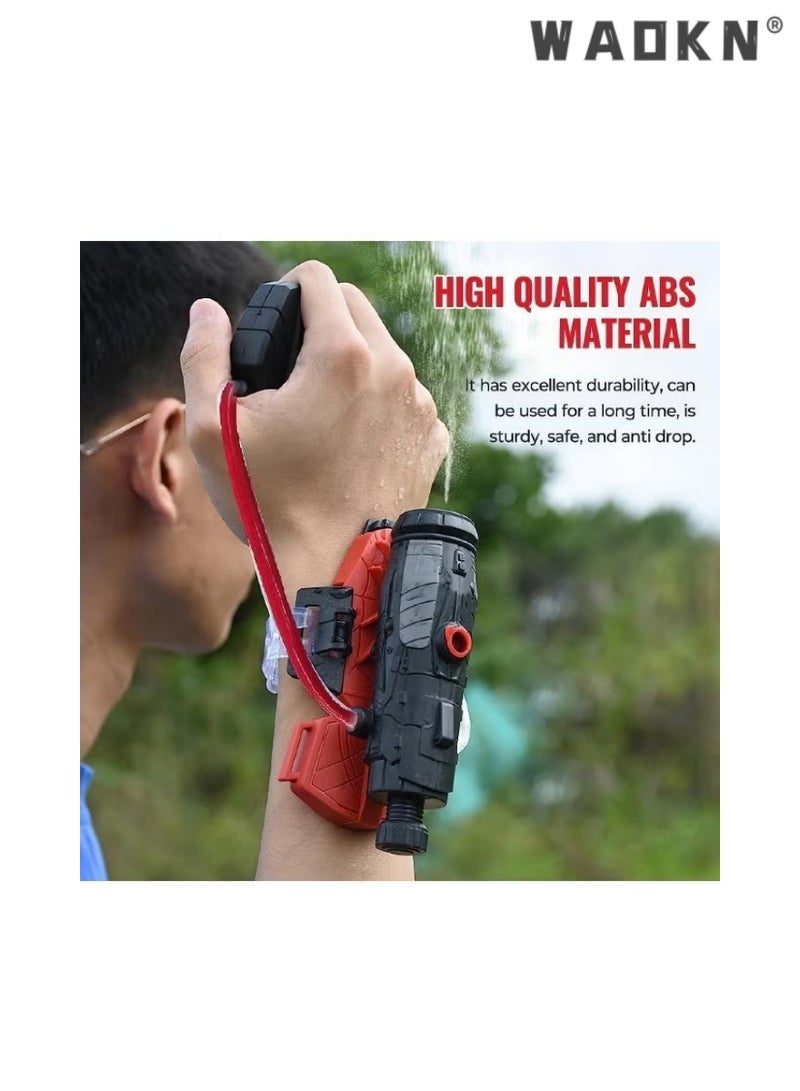 WAOKN Spider Man Wrist Water Gun Launcher with Gloves,Toy Children's Water Gun Heroic Wrist Water Blaster, Essential for Summer Water Battles Costume Cosplay Hero Props Excellent Gift Choice - Image 4
