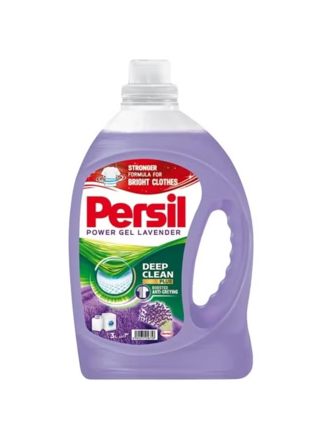 Persil LF Gel Lavender Detergent – 3L Bottle |Low‑Foam Formula, Powerful Stain Removal & Fresh Lavender Fragrance for Automatic Washing Machines - Image 1