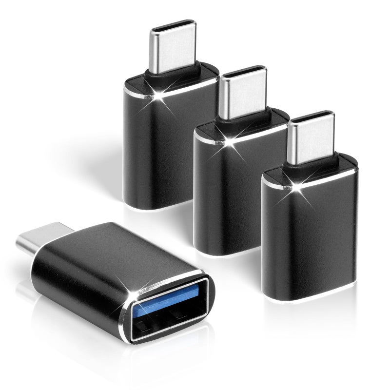 zikker USB C to USB Adapter for Apple Watch USBA Female to USBC Male Adapter for iPhone, Airpods, MacBook, Samsung - Image 1